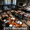 Reclaimed Wood Restaurant Tables